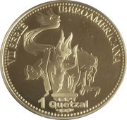1 Quetzal Disciplinas Olímpicas, Guatemala, 2007 reverse image