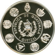 1 Quetzal Ibero-American Series obverse image