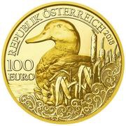 100 Euros Mallard duck obverse image