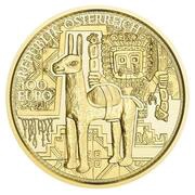 100 Euros Gold of the Incas obverse image