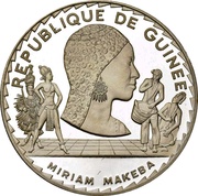 500 Sylis Miriam Makeba obverse image