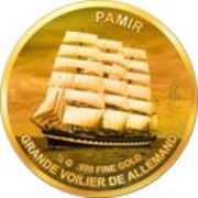 1000 Francs Guinéens Pamir reverse image