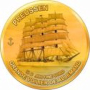 1000 Francs Guinéens Preussen reverse image