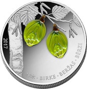1000 Francs Guinéens Birch Leaf in Spring reverse image