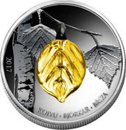 1000 Francs Guinéens Birch Leaf in Autumn, Guinea, 2017 reverse image