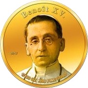 1000 Francs Guinéens Benedict XV reverse image