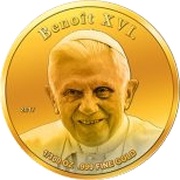 1000 Francs Guinéens Benedict XVI reverse image