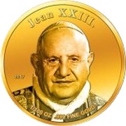 1000 Francs Guinéens John XXIII, Guinea, 2017 reverse image