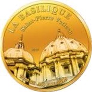 1000 Francs Guinéens St. Peter's Basilica reverse image