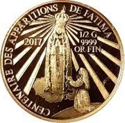 1000 Francs Guinéens Fatima, Guinea, 2017 reverse image
