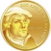 1000 Francs Guinéens Martin Luther, Guinea, 2017 reverse image