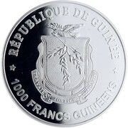 1000 Francs Guinéens Preussen obverse image