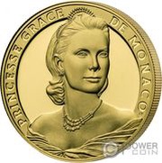 5000 Francs Princess Grace reverse image