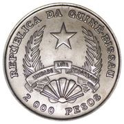 2000 Pesos XXV Summer Olympics obverse image