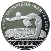 10 000 Pesos XXV Olympic Games-Floor Exercise, Guinea-Bissau, 1992 reverse image
