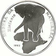 10 000 Pesos Elephant reverse image