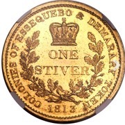 1 Stiver - George III Trial Strike reverse image