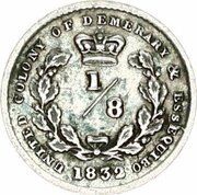 ⅛ Guilder - William IV reverse image