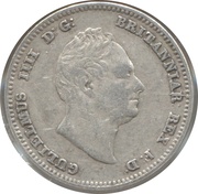 ¼ Guilder - William IV obverse image