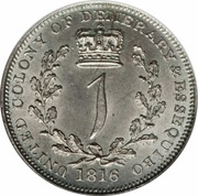 1 Guilder - George III reverse image