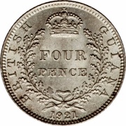 4 Pence - George V reverse image