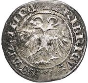 1 Achter - Frederick III - V Wiener Neustadt obverse image
