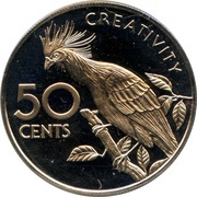 50 Cents Hoatzin - Set Issue reverse image