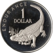 1 Dollar Caiman - Set Issue reverse image