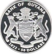 50 Dollars Guyana-China Relations obverse image