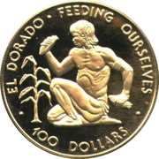 100 Dollars reverse image