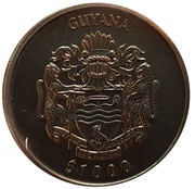 1000 Dollars 40th Anniversary Central Bank obverse image