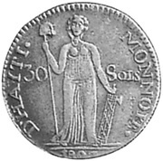 30 Sols - Henri Christophe Essai obverse image