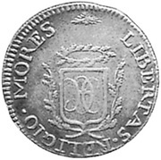 30 Sols - Henri Christophe Essai, Haiti, 1807 reverse image