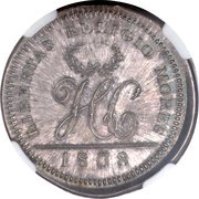 30 Sols - Henri Christophe Essai, Haiti, 1808 reverse image