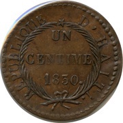 1 Centime obverse image