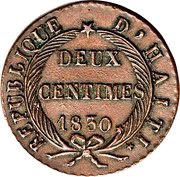 2 Centimes obverse image