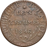 2 Centimes obverse image