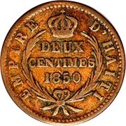 2 Centimes obverse image