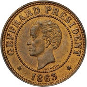 5 Centimes reverse image