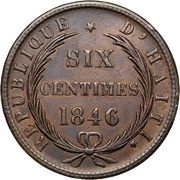 6 Centimes obverse image