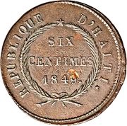 6 Centimes obverse image
