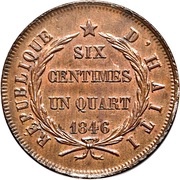 6¼ Centimes obverse image