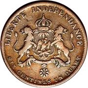 6¼ Centimes - Faustin I reverse image