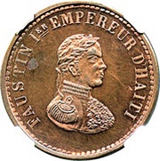 10 Centimes - Faustin I Essai obverse image