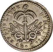 12 Centimes obverse image