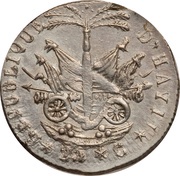 25 Centimes Western Republic obverse image