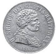 ½ Crown - Henri Christophe Essai obverse image