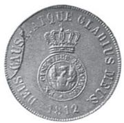 ½ Crown - Henri Christophe Essai, Haiti, 1812 reverse image