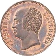 5 Gourdes - Faustin I Essai; large bust obverse image