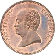 5 Gourdes - Faustin I Essai obverse image